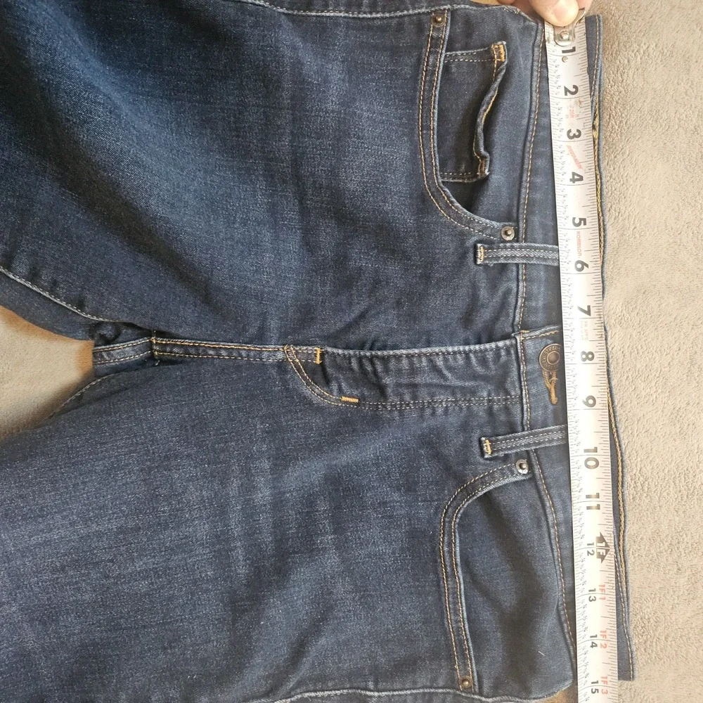 Levis 315 Shaping Boot Cut Women's Dark Wash Mid Rise Shaping Jeans - SZ 30 - Picture 5 of 10